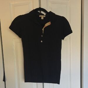 Burberry Brit Black Polo Shirt Small